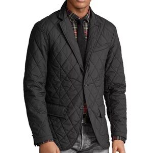 NWT Polo Ralph Lauren Beaton Quilted Sport Coat/Jacket Black New Holiday Men XXL